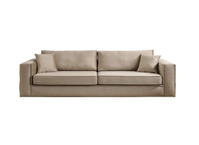 Design Furniture Modern Sofa 3 Seater Living room Luxury beige 235cm Sofas